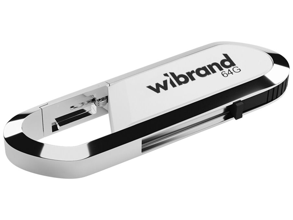 USB Flash Drive Wibrand 64gb Aligator Цвет Белый