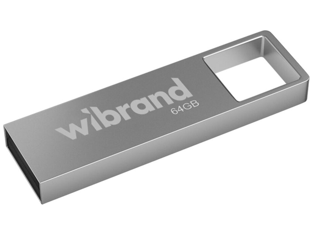 USB Flash Drive Wibrand 64gb Shark Цвет Серебро