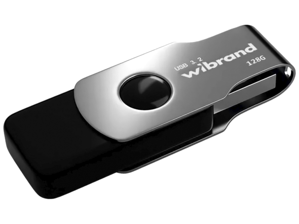 USB флеш-накопитель 3.2 Wibrand 128gb Lizard Gen1, цвет черный