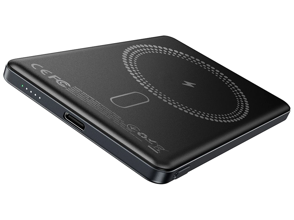 Мобильная Батарея Ridea RP-M5 MAGPRO QC/PD 20W, QI 15W with Magnetic 5000mAh, цвет Серый