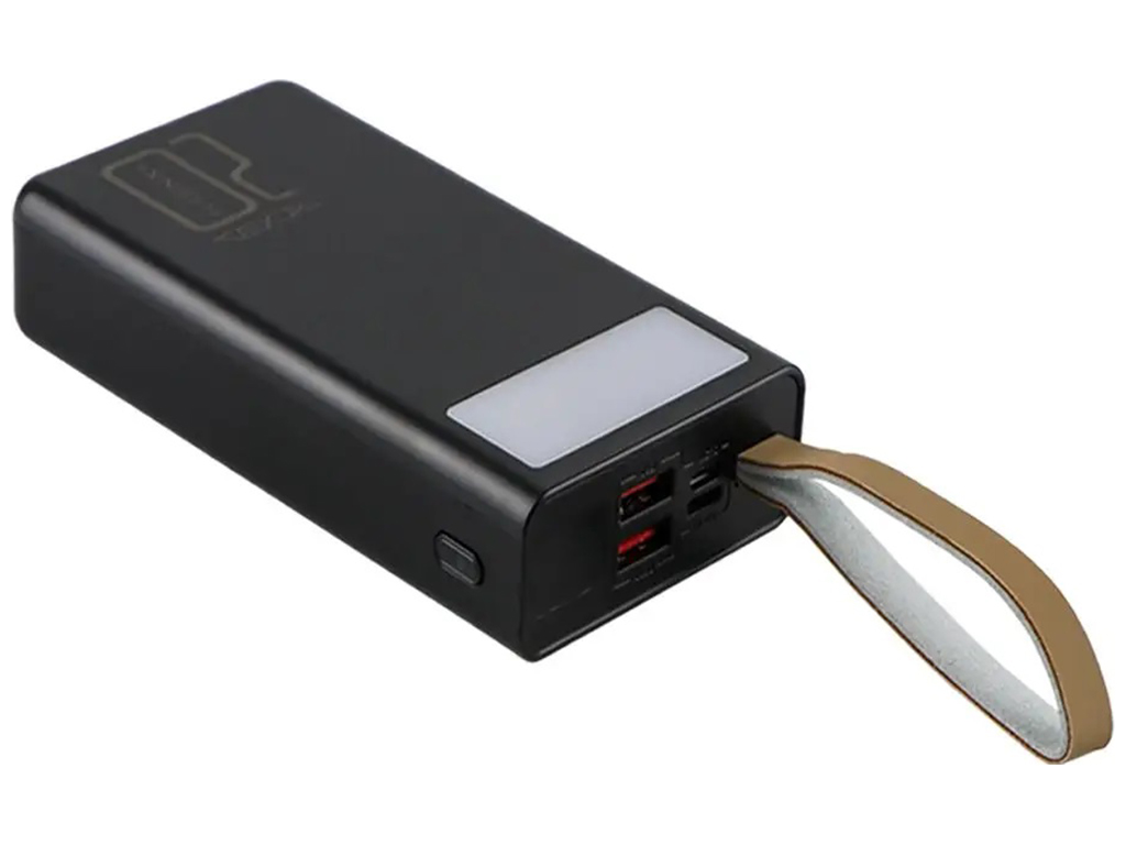 Power Bank Ridea RP-D20L+ Phoenix20+ PD/QC 3.0 20W digital display + lamp 20000 mAh Цвет Черный