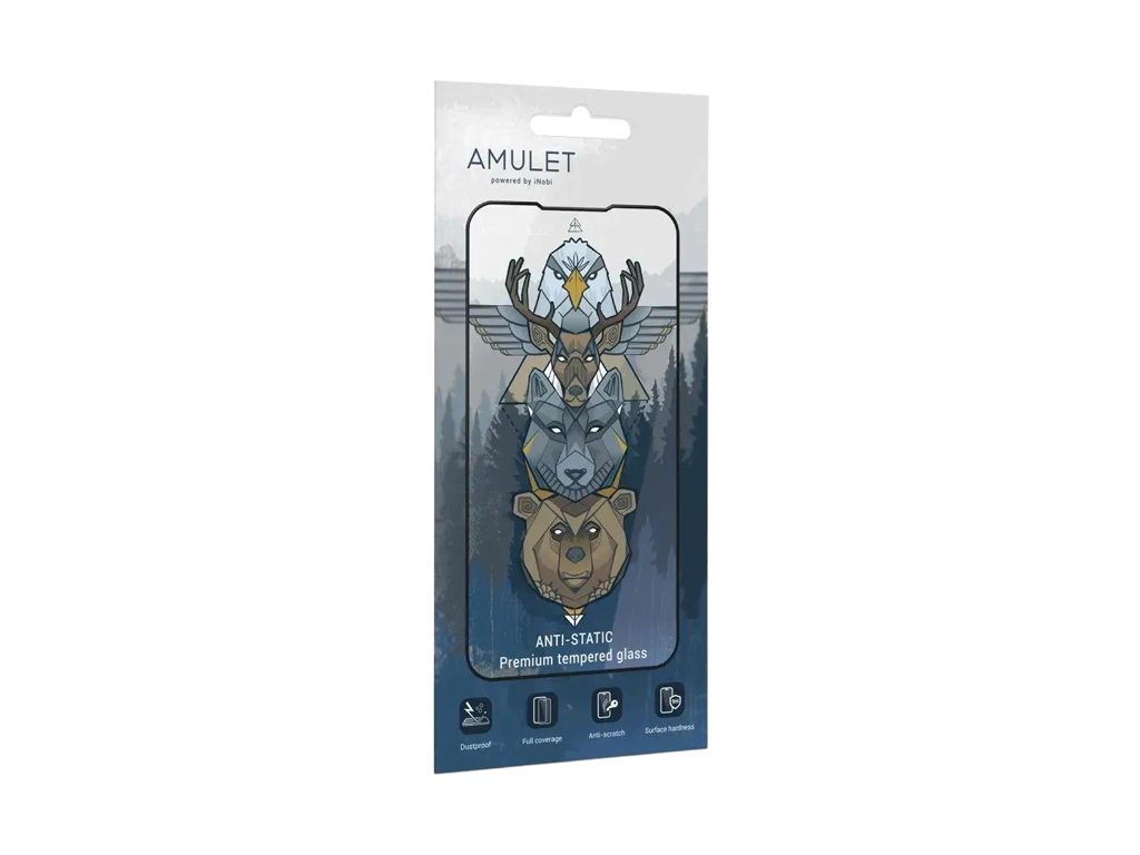 Захисне скло Amulet 2.5D HD Antistatic Samsung S21 FE 5G, чорний