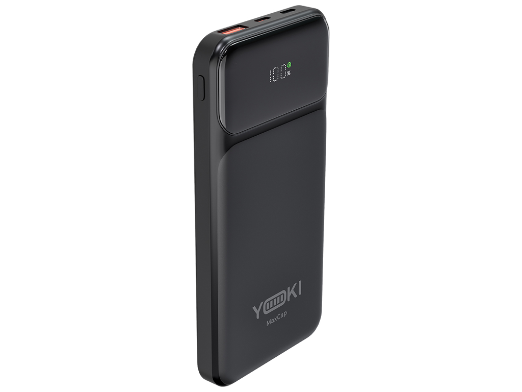 Повербанк Yoki MaxCap, 10000мАч, Type-C, USB-A, PD, QC, 22,5Вт