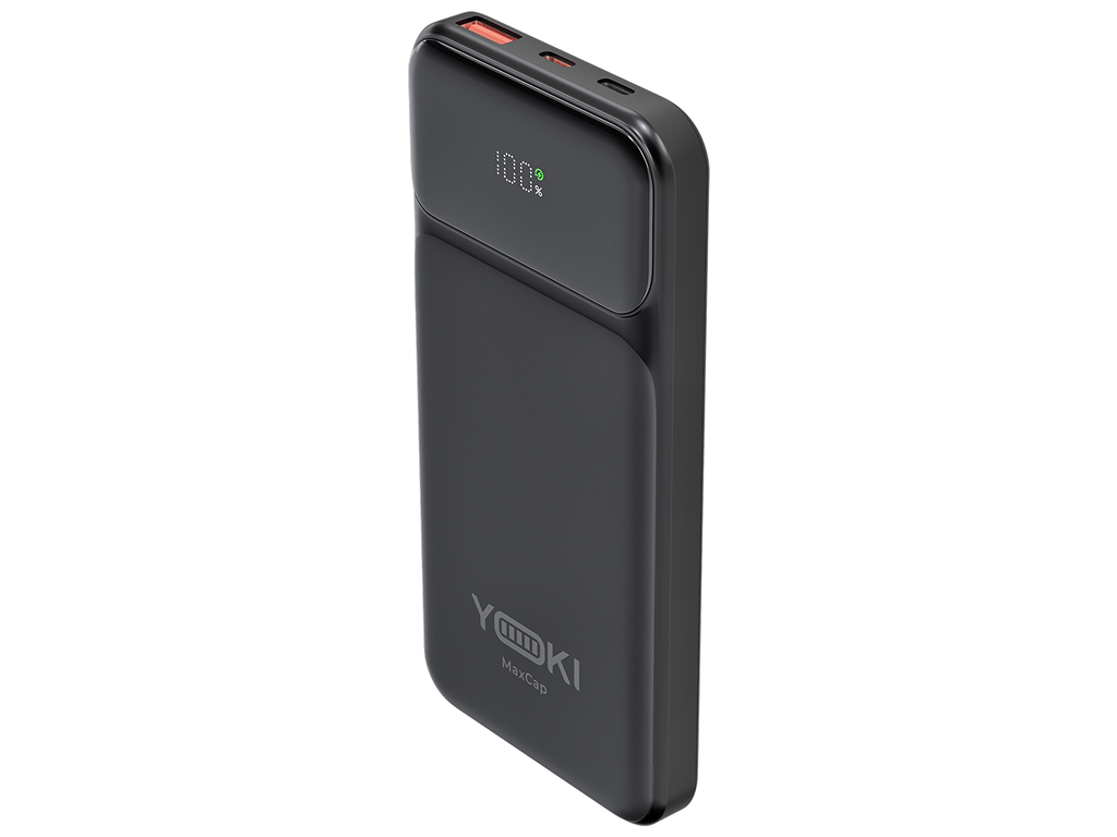 Повербанк Yoki MaxCap, 10000мАч, Type-C, USB-A, PD, QC, 22,5Вт