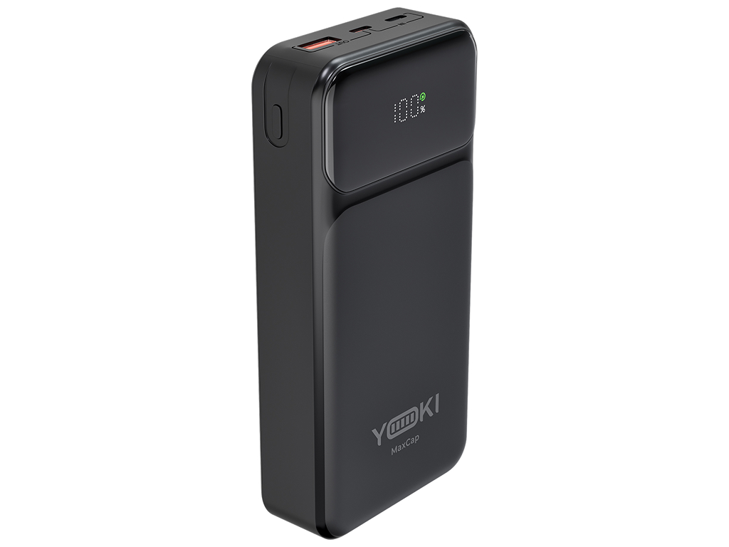 Повербанк Yoki MaxCap, 20000мАч, Type-C, USB-A, PD, QC, 22,5Вт