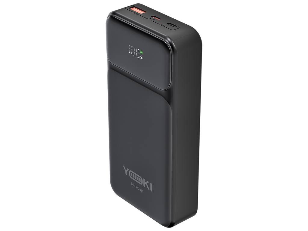 Повербанк Yoki MaxCap, 20000мАч, Type-C, USB-A, PD, QC, 22,5Вт