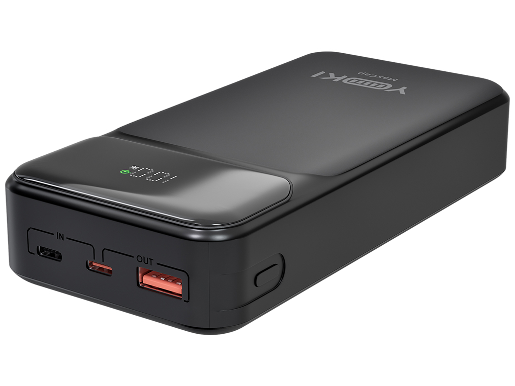 Повербанк Yoki MaxCap, 20000мАч, Type-C, USB-A, PD, QC, 22,5Вт