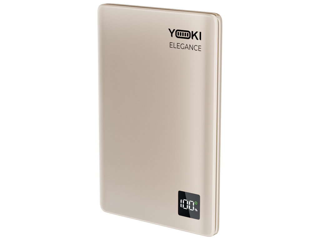 Повербанк YOKI Elegance, 5000 мАч, 15 Вт, магнитная беспроводная зарядка, Type-C, Titan