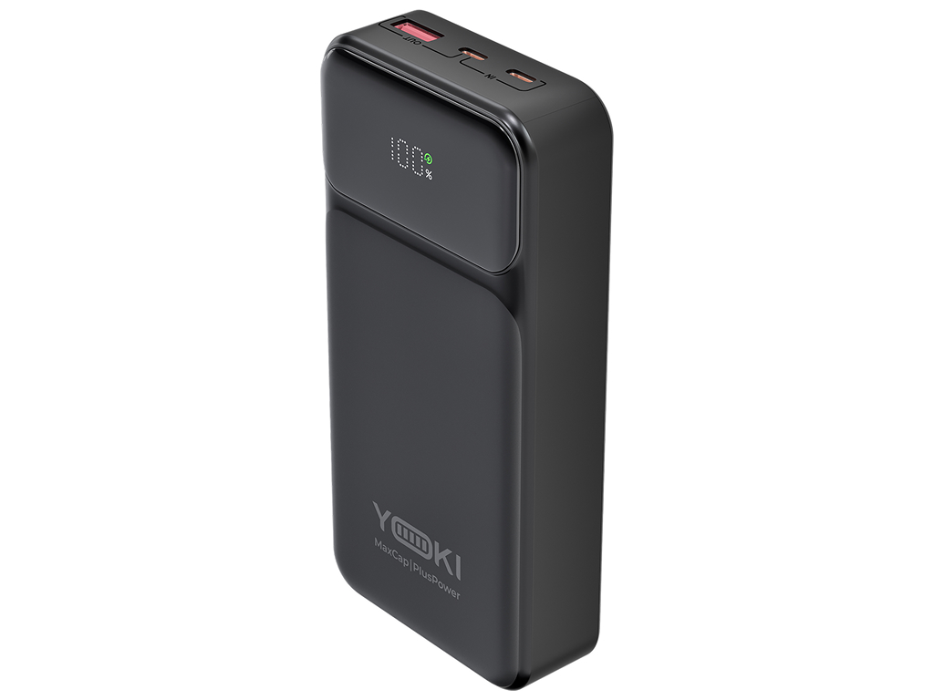 Повербанк Yoki MaxCap PlusPower, 20000мАч, Type-C, USB-A, PD, QC, 65Вт