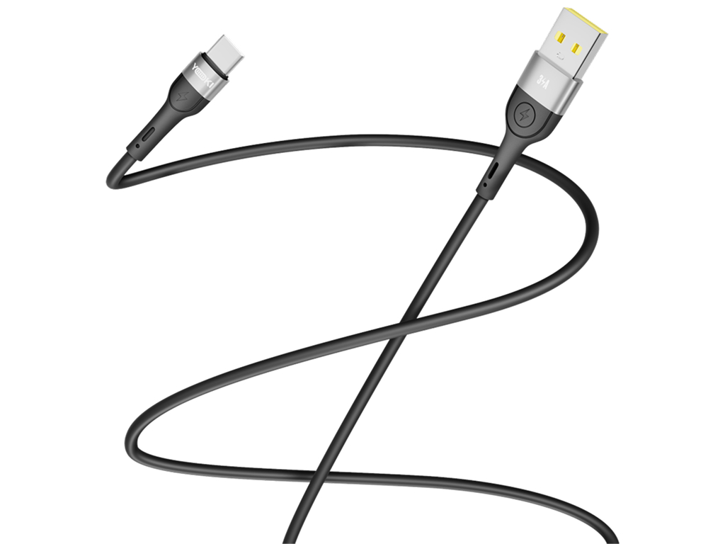 Кабель зарядный Yoki Extra, Usb-A - Type-C, передача данных, 60Вт, 2м