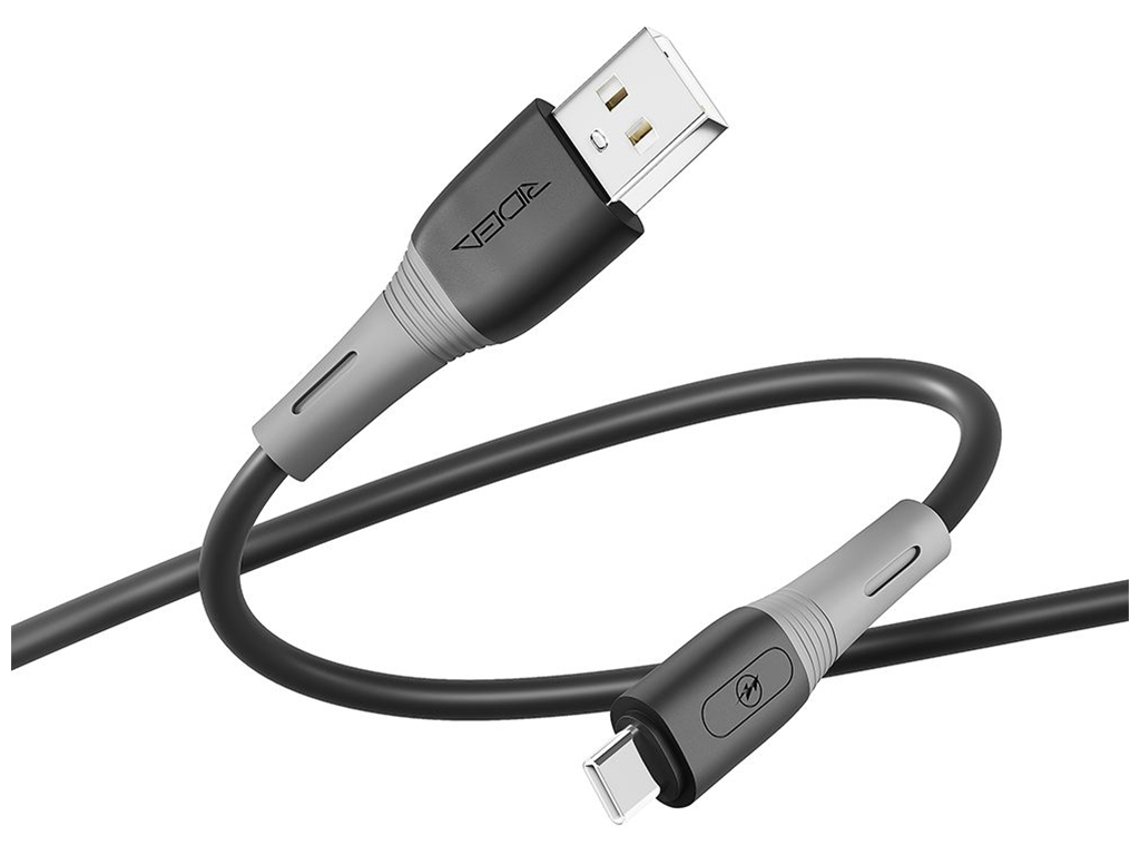Кабель USB Ridea RC-SI35 SiliconePro Type-C 3A Цвет Черный