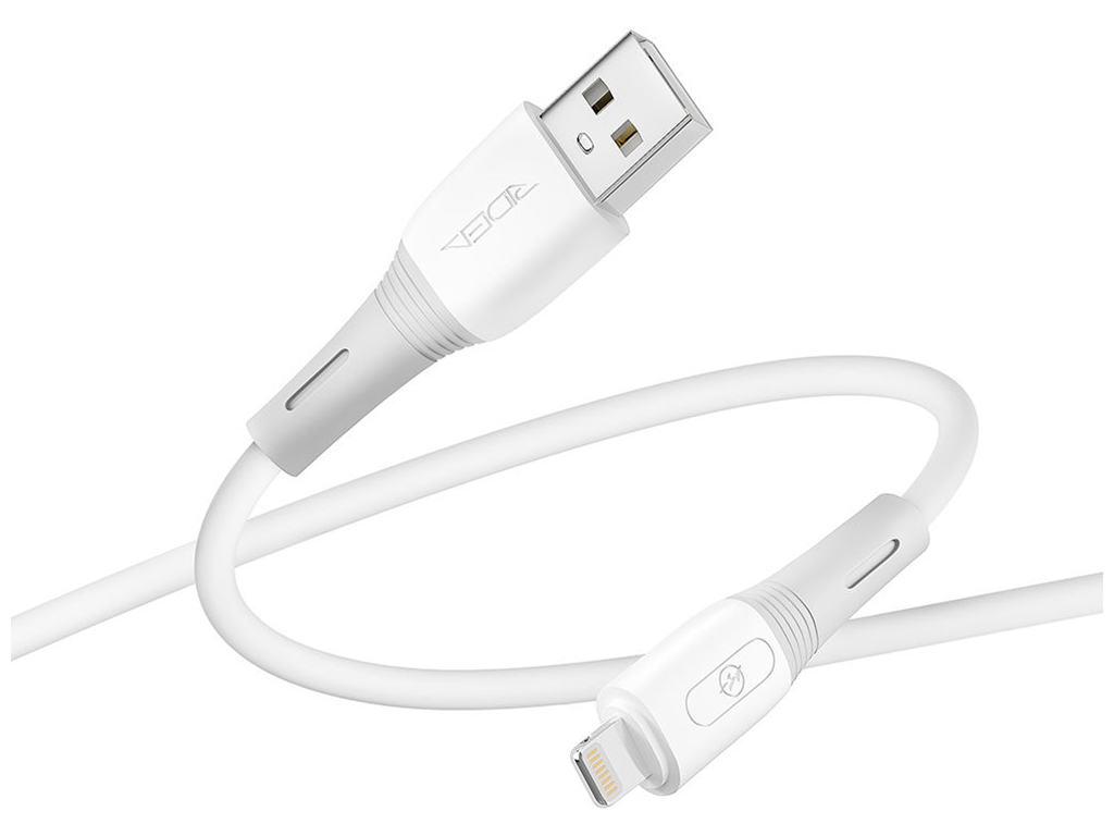 Кабель USB Ridea RC-SI35 SiliconePro 12W Lightning Цвет Белый