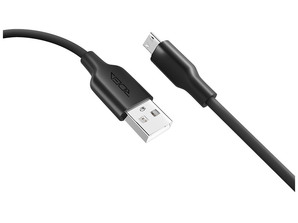 Кабель USB Ridea RC-AI21 AirSiliconePro Micro 3A Цвет Черный