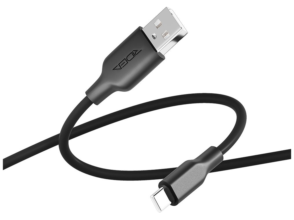 Кабель USB Ridea RC-AI21 AirSiliconePro Type-C 3A Цвет Черный