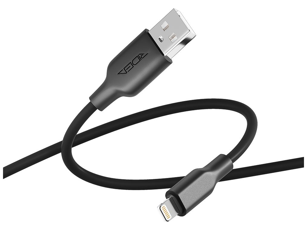 Кабель USB Ridea RC-AI21 AirSiliconePro 12W Lightning Цвет Черный