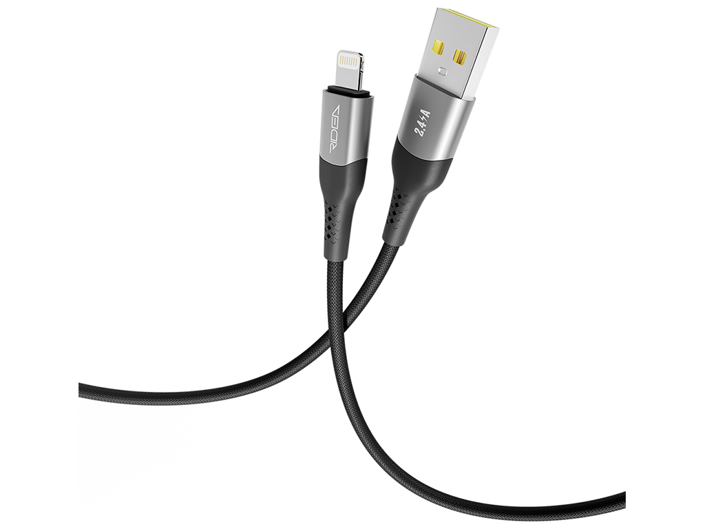 Кабель USB Ridea RC-US42 UltraStrong Lightning 12W 1,2м Цвет Черный