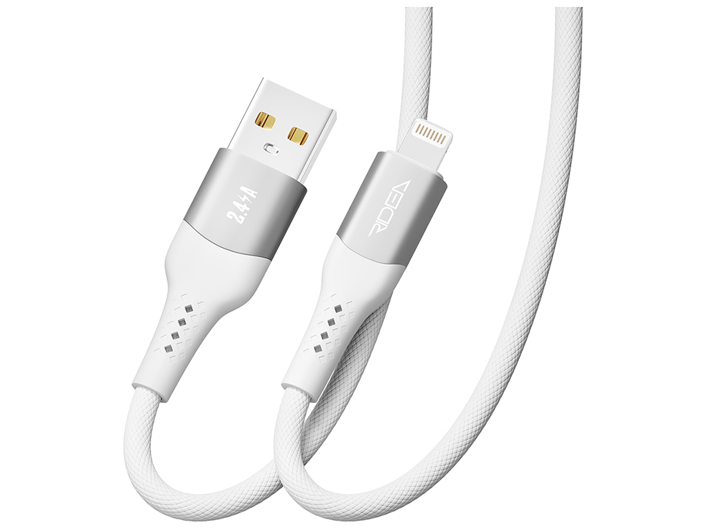 Кабель USB Ridea RC-US42 UltraStrong Lightning 12W 1.2м Цвет Белый