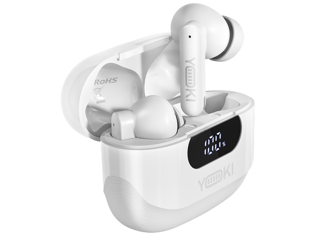 Наушники беспроводные Yoki Flex, Tws, Anc+Enc, Bluetooth 6.0, Ipx4