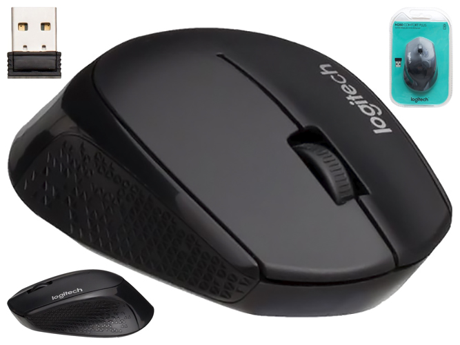 Беспроводная Мышь Logitech M280, цвет Черный