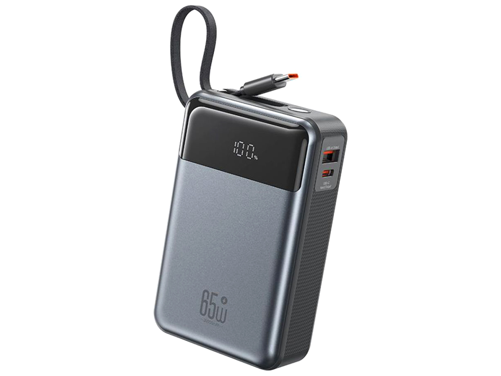 Универсальная мобильная батарея Power Bank XO PR267 65W, 20000mAh, цвет серый