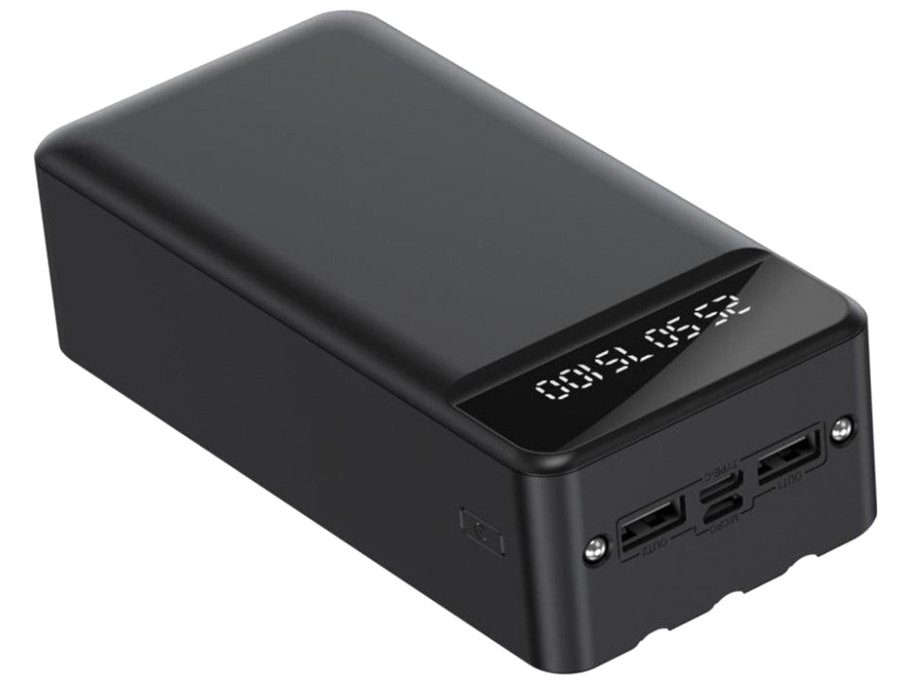 Универсальная мобильная батарея XO PR164 With cable 30000 mAh Цвет Чёрный