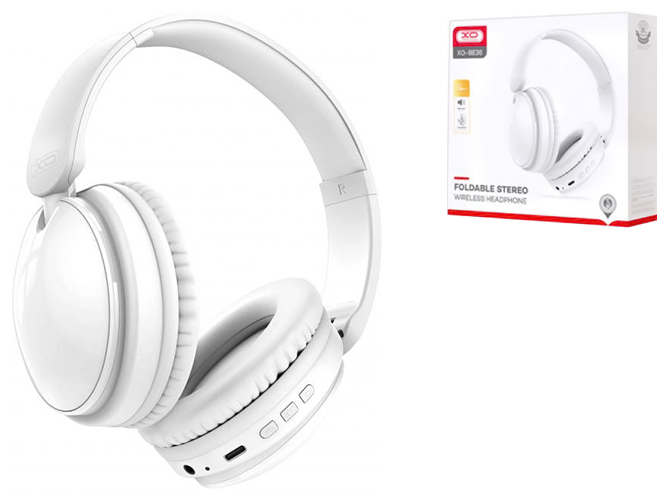 Блютуз Стерео Гарнитура XO BE36, Белый
