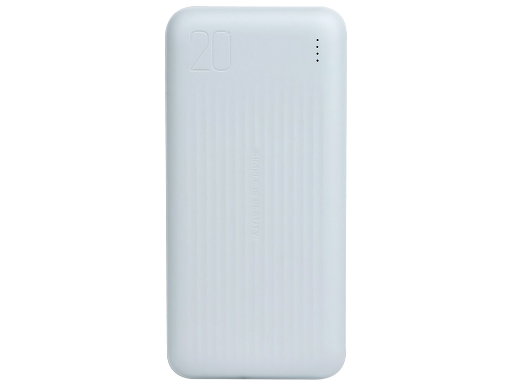 Power Bank XO PB302 20000 mAh, Белый