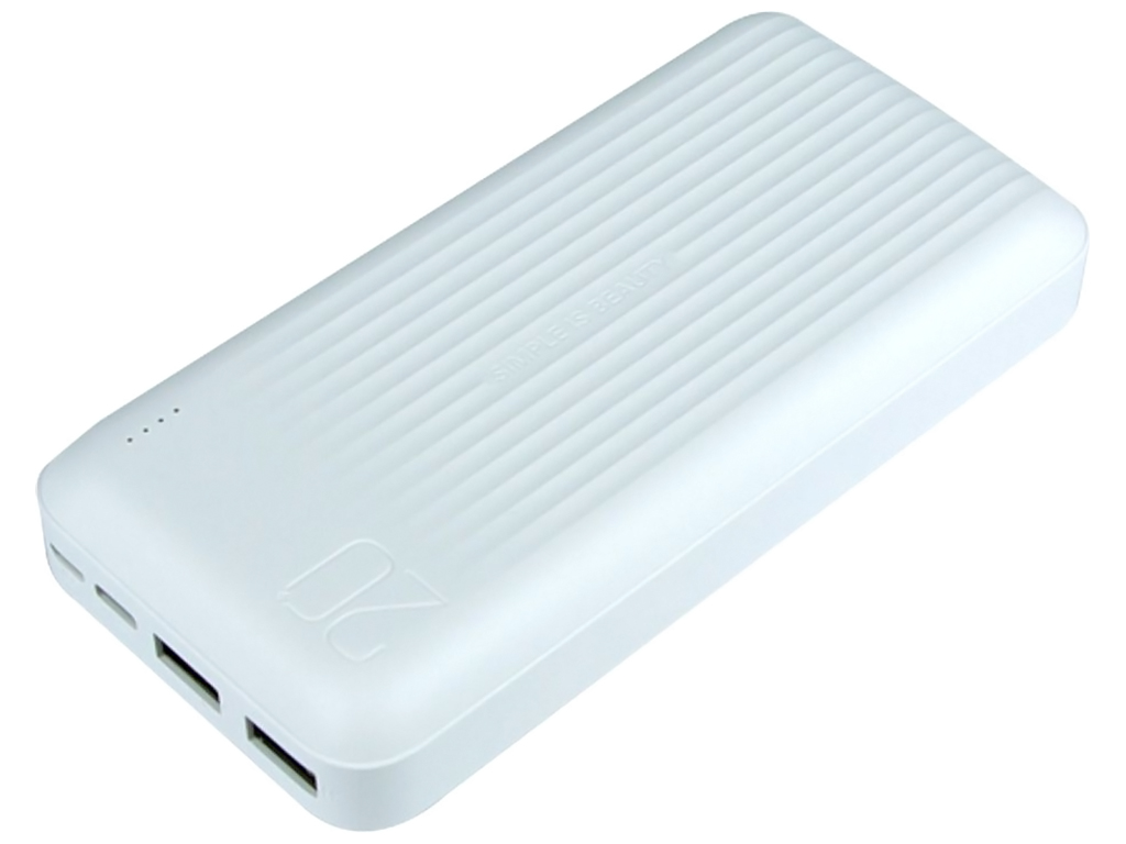 Power Bank XO PB302 20000 mAh, Белый