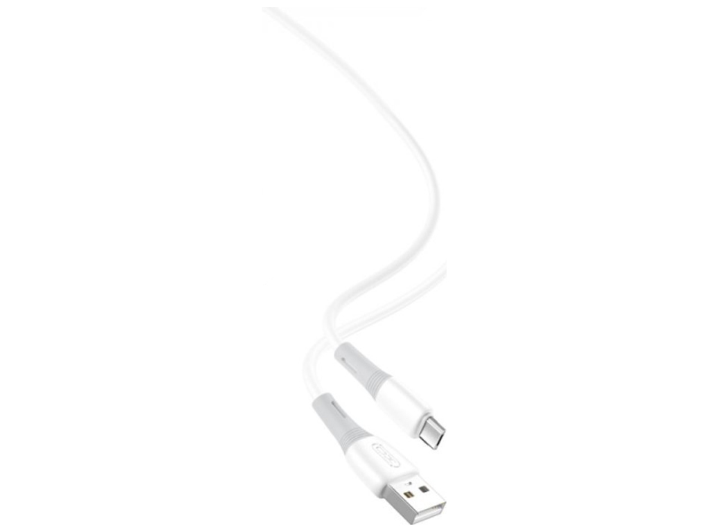 Кабель USB XO NB225 Silicone two-color Type C Цвет Белый