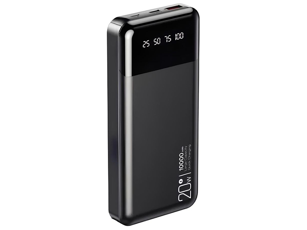 Power Bank XO PR191 PD20W/QC18W digital light display 10000 mAh Цвет Черный