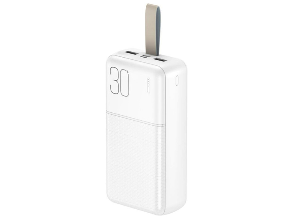 Power Bank XO PR199 Light Display 30000 mAh, Цвет Белый