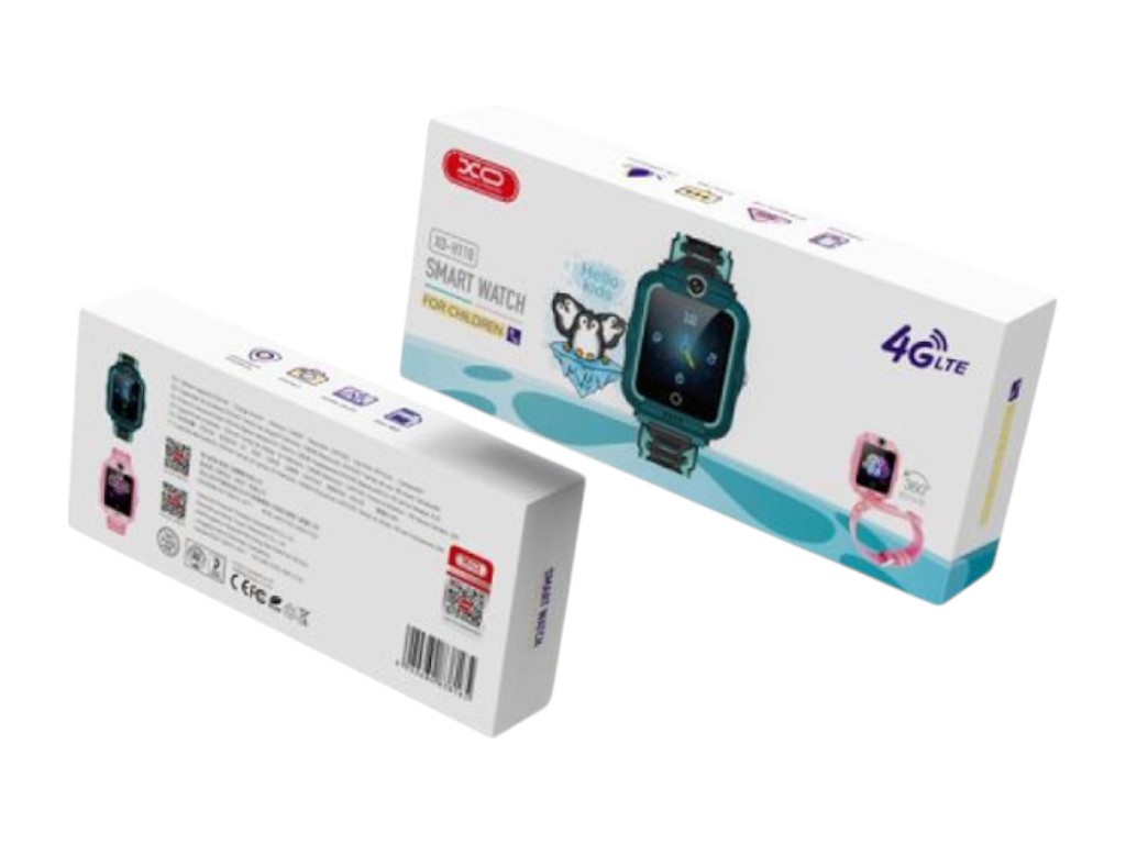 Детские смарт-часы XO H110, зеленый