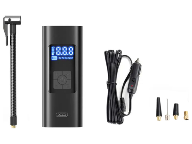 Автомобильный Компрессор XO CZ012 6000mAh Цвет Черный