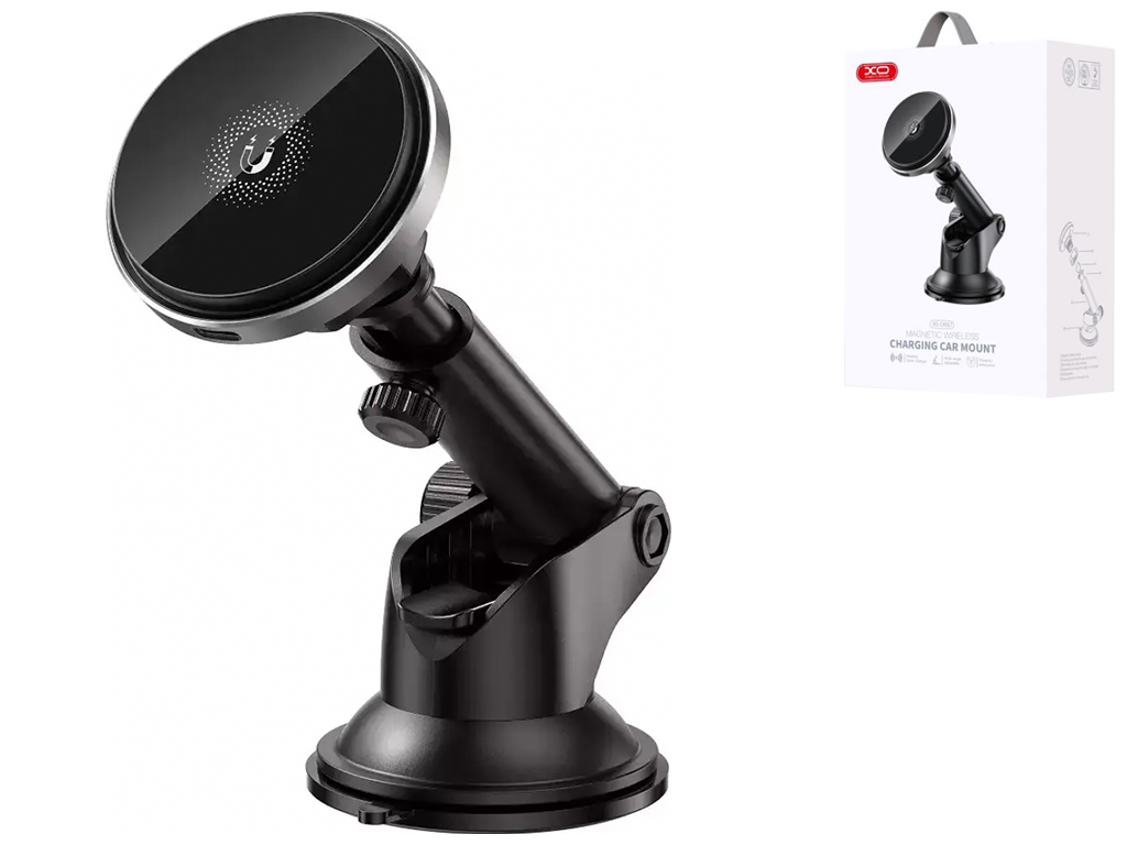 Автодержатель XO CX017 Magnetic Wireless 15W Цвет Черный