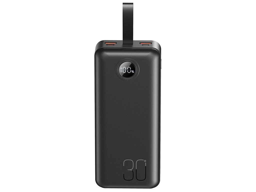 Power Bank XO PR240 QC22.5W PD20W digital display, with light, 30000 mAh Цвет Черный