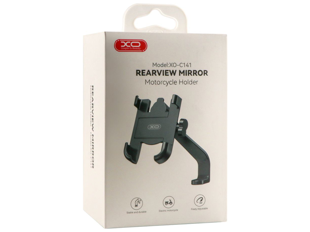 Вело-Мото Держатель XO C141 4.0-6.9 INCH Цвет Черный