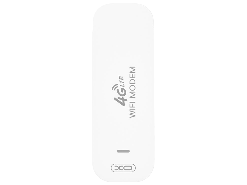 Модем XO CF19 Portable, 4G LTE, Wi-Fi/USB, съёмная антенна, 160×20×90мм, цвет белый