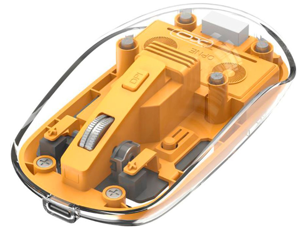 Беспроводная Мышь XO M12 Bluetooth+2.4G Цвет Желтый