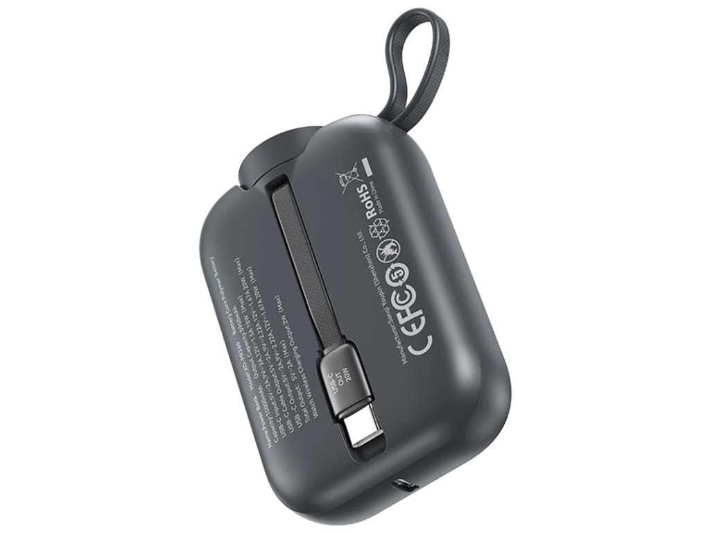 Универсальная мобильная батарея Power Bank XO, 20W, 10000mAh, цвет черный