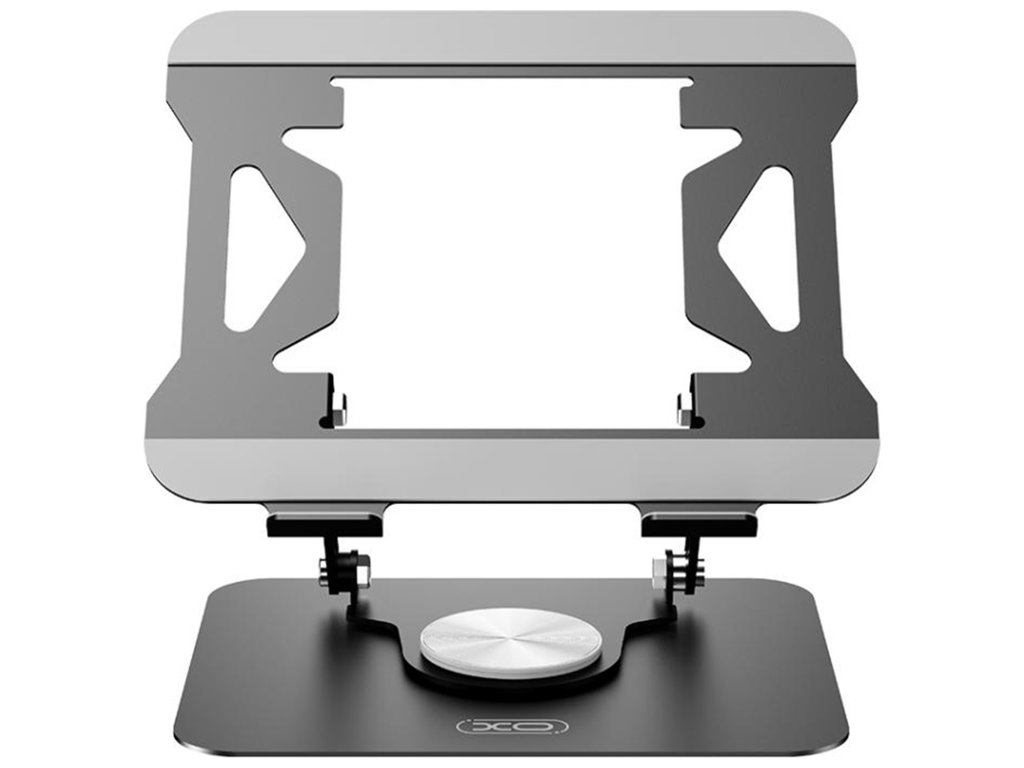 Підставка для ноутбука XO C153, складана, 360°, метал, 17,3 дюйми, 240×190×20мм, колір чорний