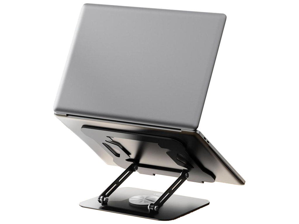 Підставка для ноутбука XO C153, складана, 360°, метал, 17,3 дюйми, 240×190×20мм, колір чорний