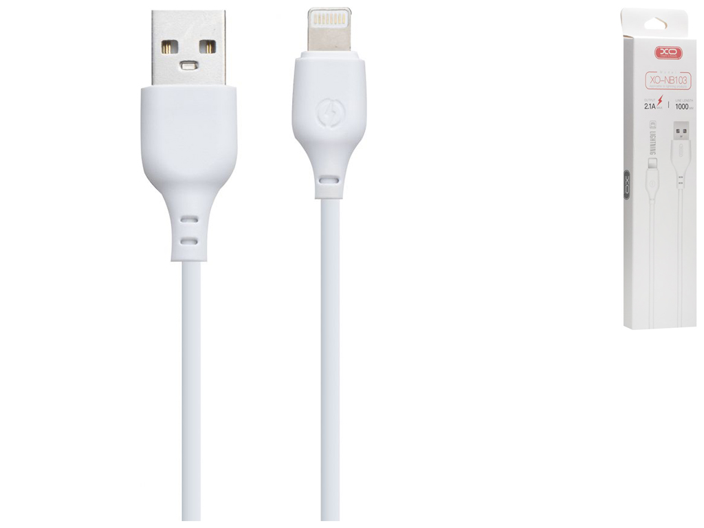 Кабель USB XO NB103 Lightning, Белый