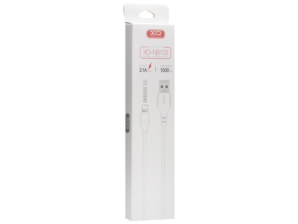 Кабель USB XO NB103 Lightning, Белый