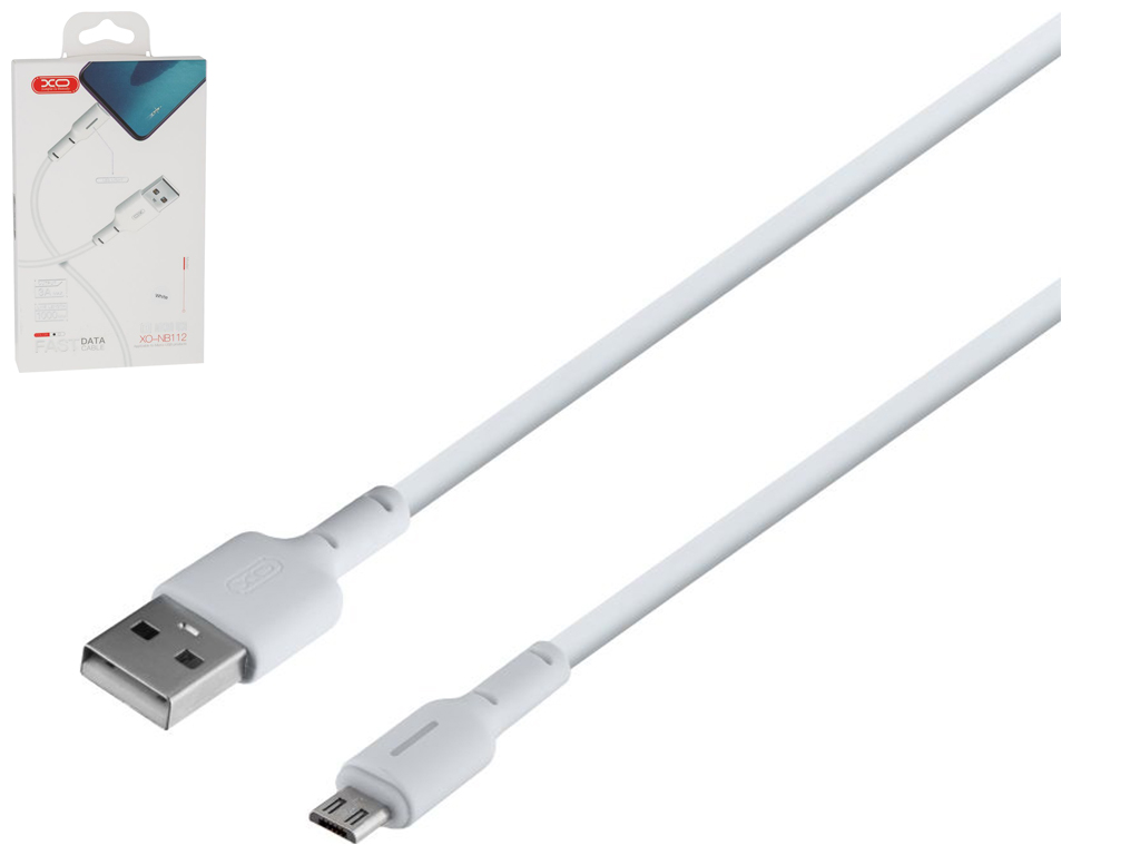 Кабель USB XO NB112 Micro, Белый