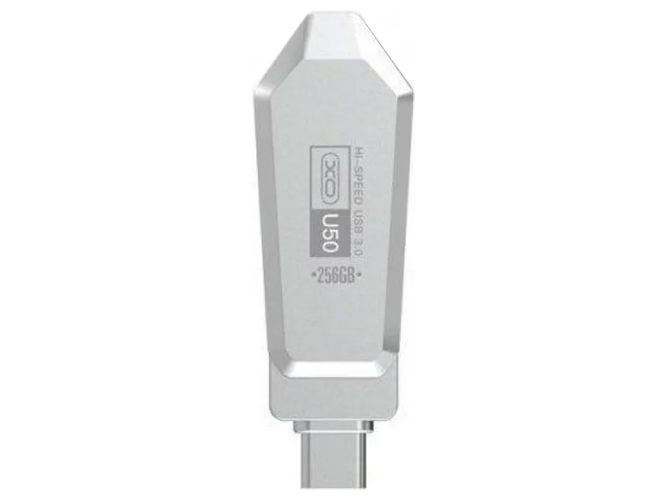 USB флеш-накопитель XO U50 USB3.0+Type C 256GB Цвет Стальной