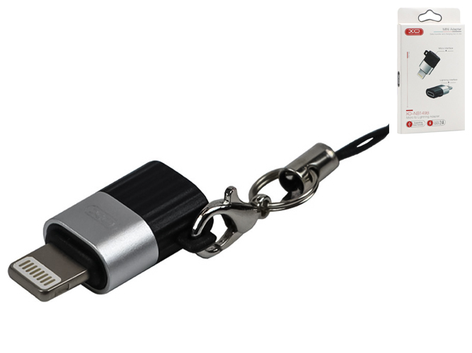 Переходник XO NB149-B MICRO TO lightning connector Цвет Черный