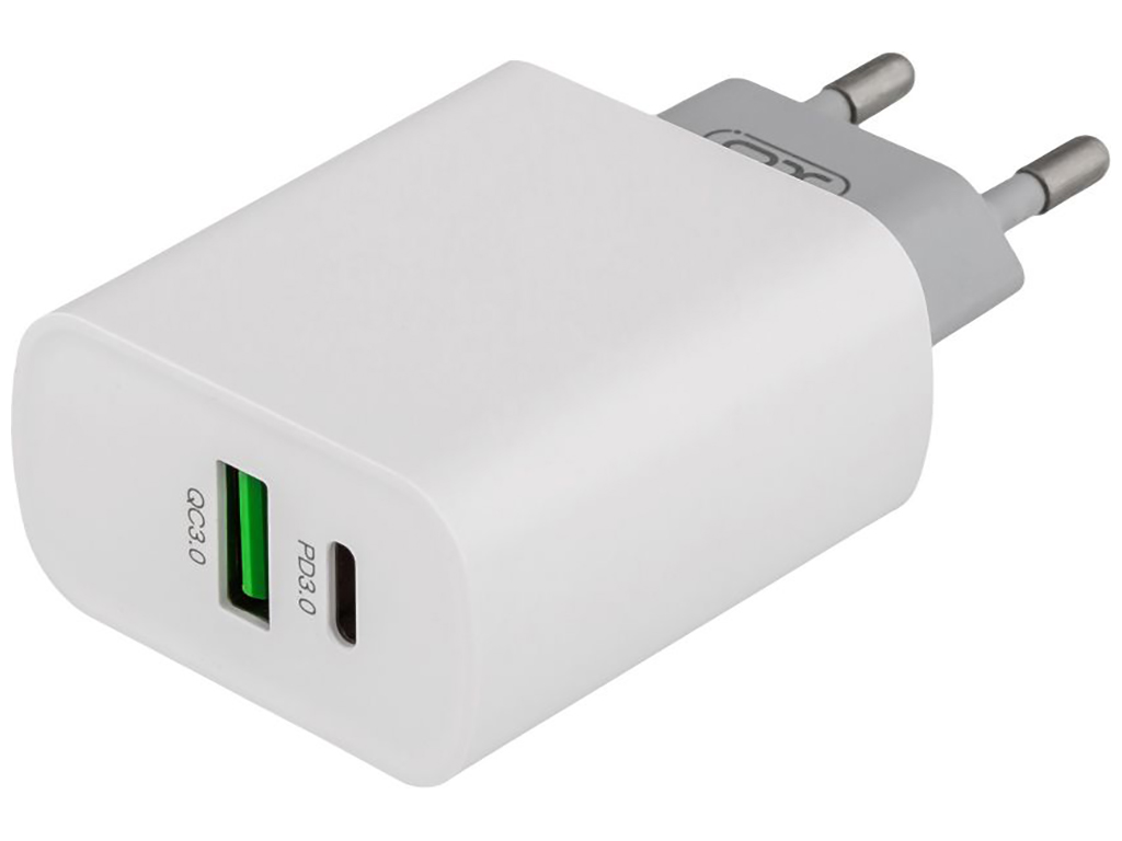 Сетевое зарядное устройство XO L64 PD 18W+QC3.0 Цвет Белый