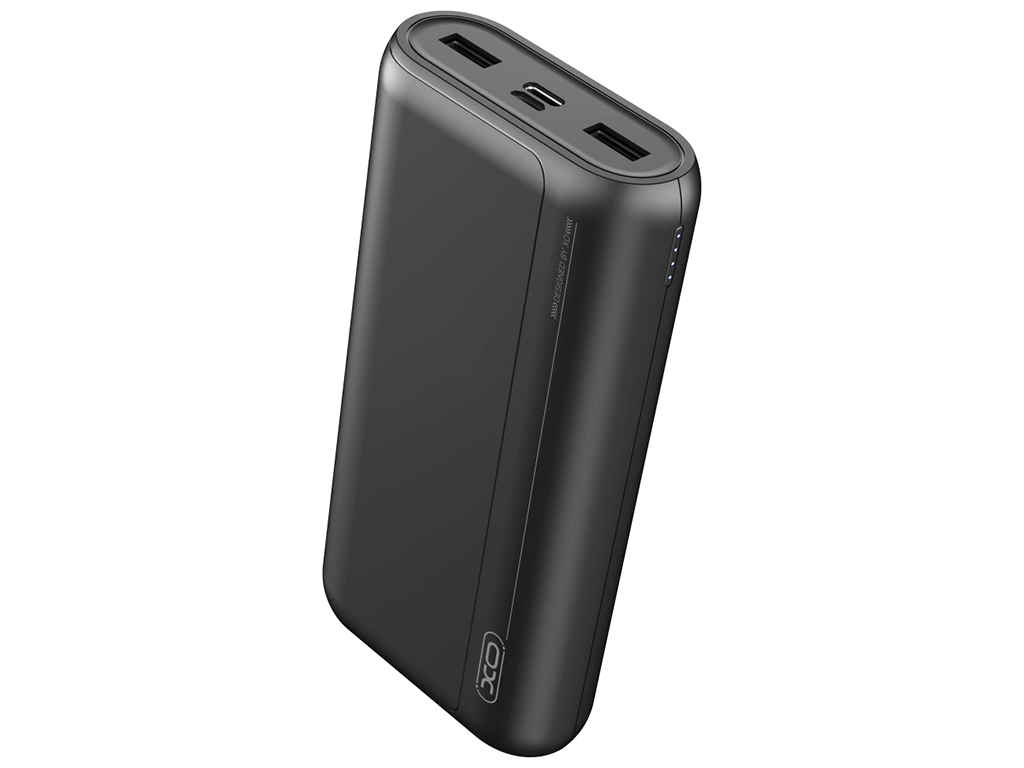 Универсальная мобильная батарея XO PR122 Polymer Lamp Display 20000 mAh Цвет Чёрный
