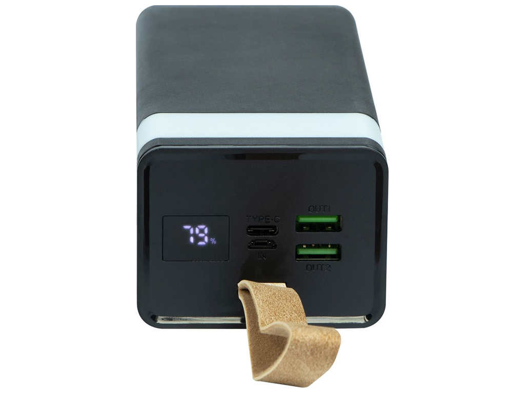 Универсальная мобильная батарея XO PR130 PD 20W QC 22.5W 40000 mAh Цвет Чёрный