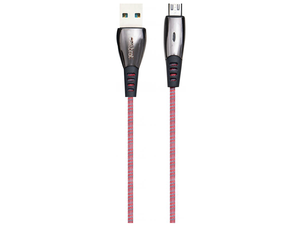 Кабель USB Celebrat CB-12m Micro, Червоний